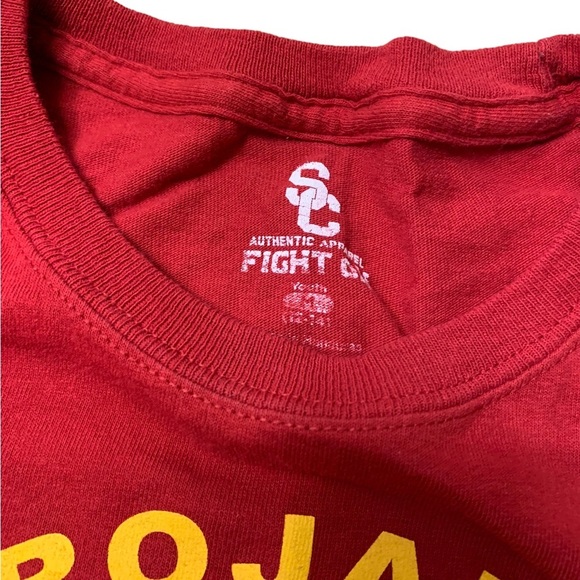 USC | University of Southern California Trojan USC Fight On Shirt Boys Size M - Picture 7 of 7